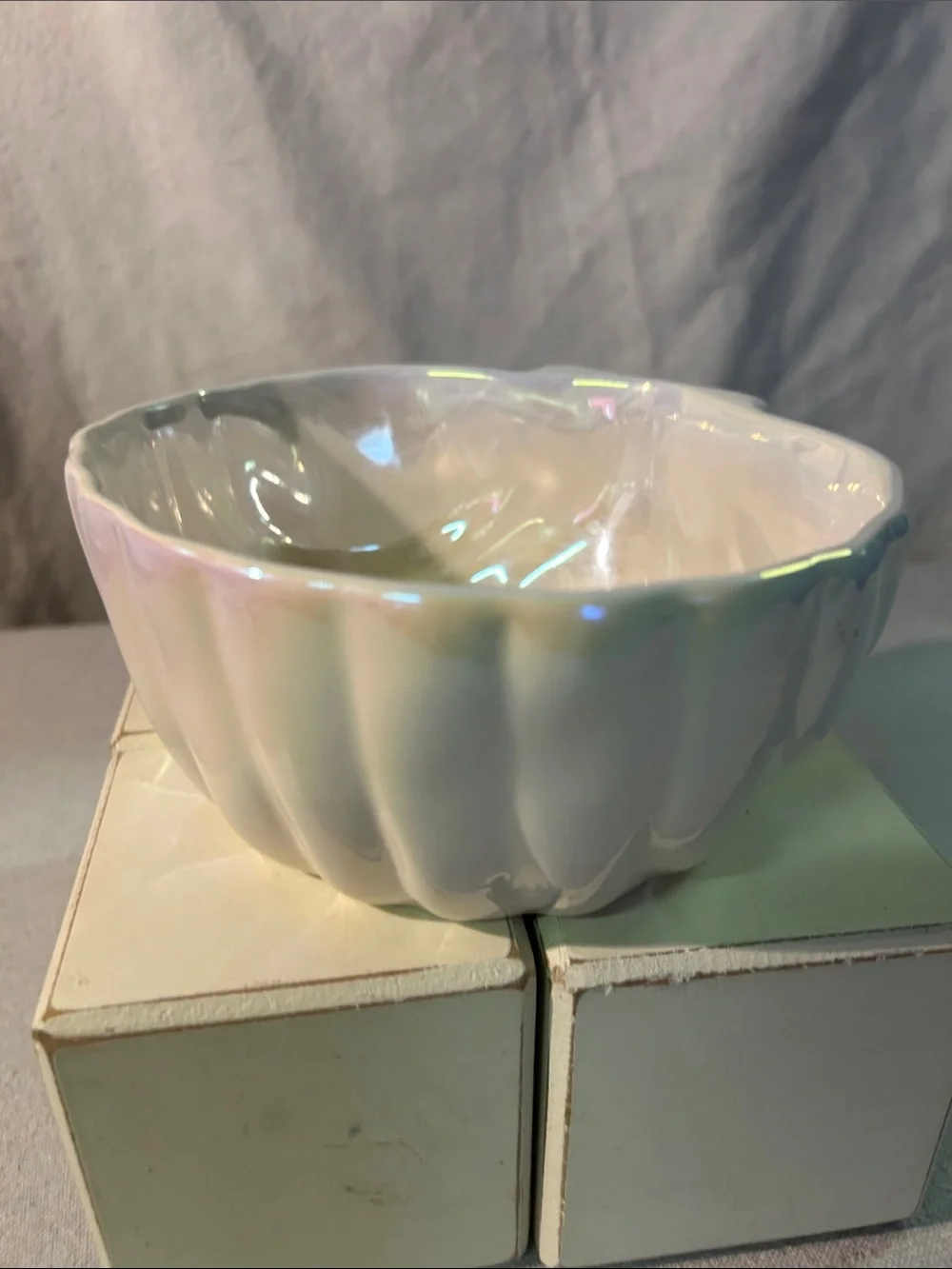 Rae Dunn glossy iridescent